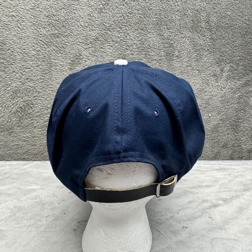 Navy Blue Halekulani Orchid Rope Hat Cali Fame Los Angeles Made in USA Men - Picture 5 of 10